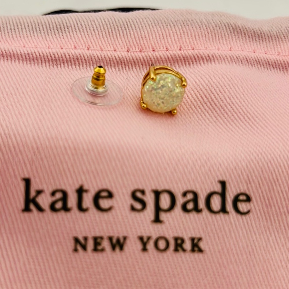 kate spade~Opal Glitter Studs / NWT / Host Pick - Picture 7 of 9